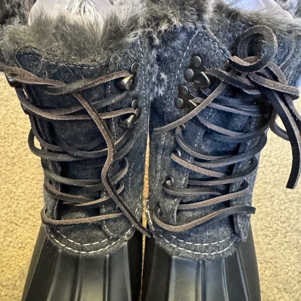 Report Footwear Ulisses Women's Gray Fur-Lined Boots Sz 6